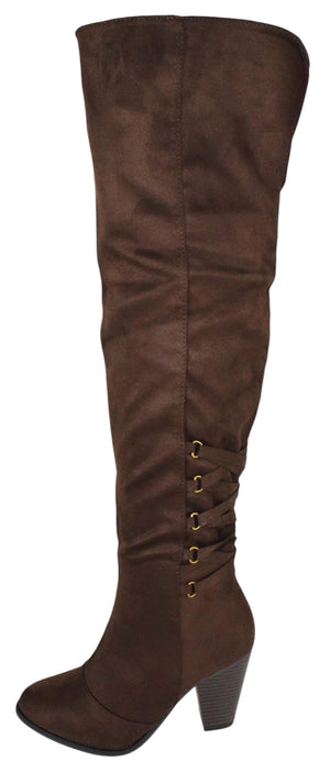 CAMILA-57 Brown Suede Forever