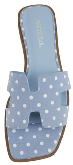 KNIT-S Blue Polka Dot Soda