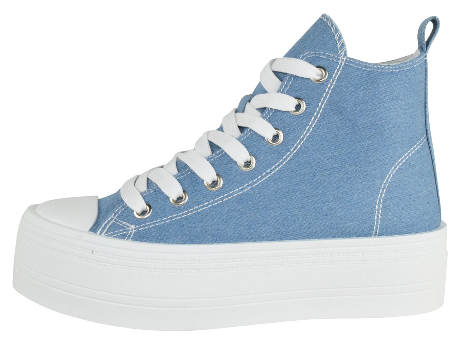 SHERRY-1 Blue Denim TOP MODA