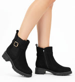 PORCHA Black Suede Berness