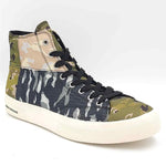 SUN STONE Men Shoe Colorblock Patchwork Cushioned Sneakers MESA Green Camouflage