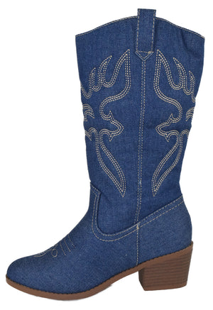 WESTERN-18 Blue Denim Forever