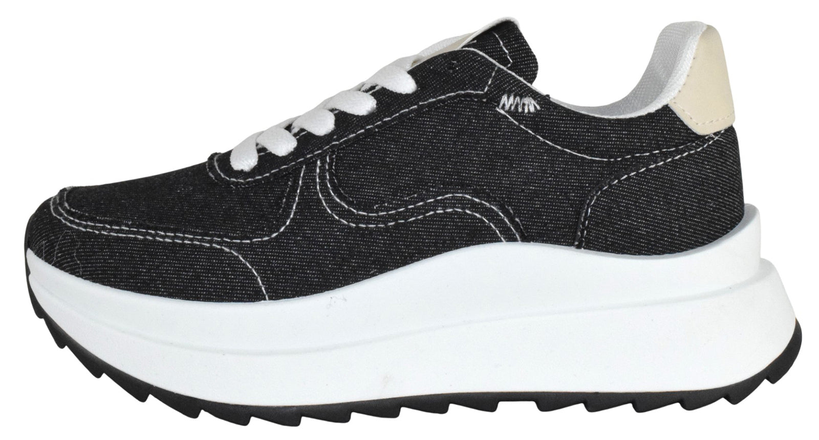 INU-1 Black Denim TOP MODA