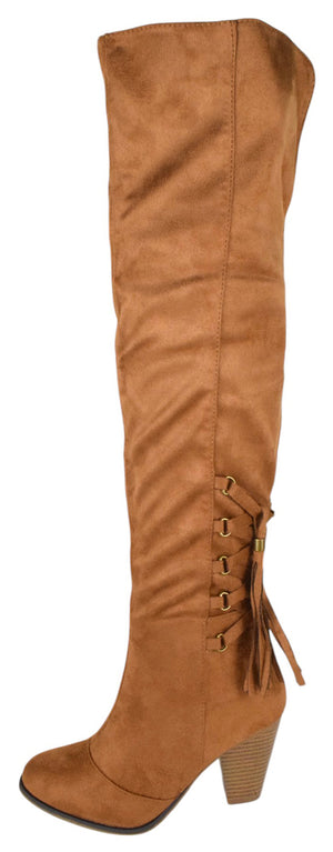 CAMILA-57 Tan Suede Forever