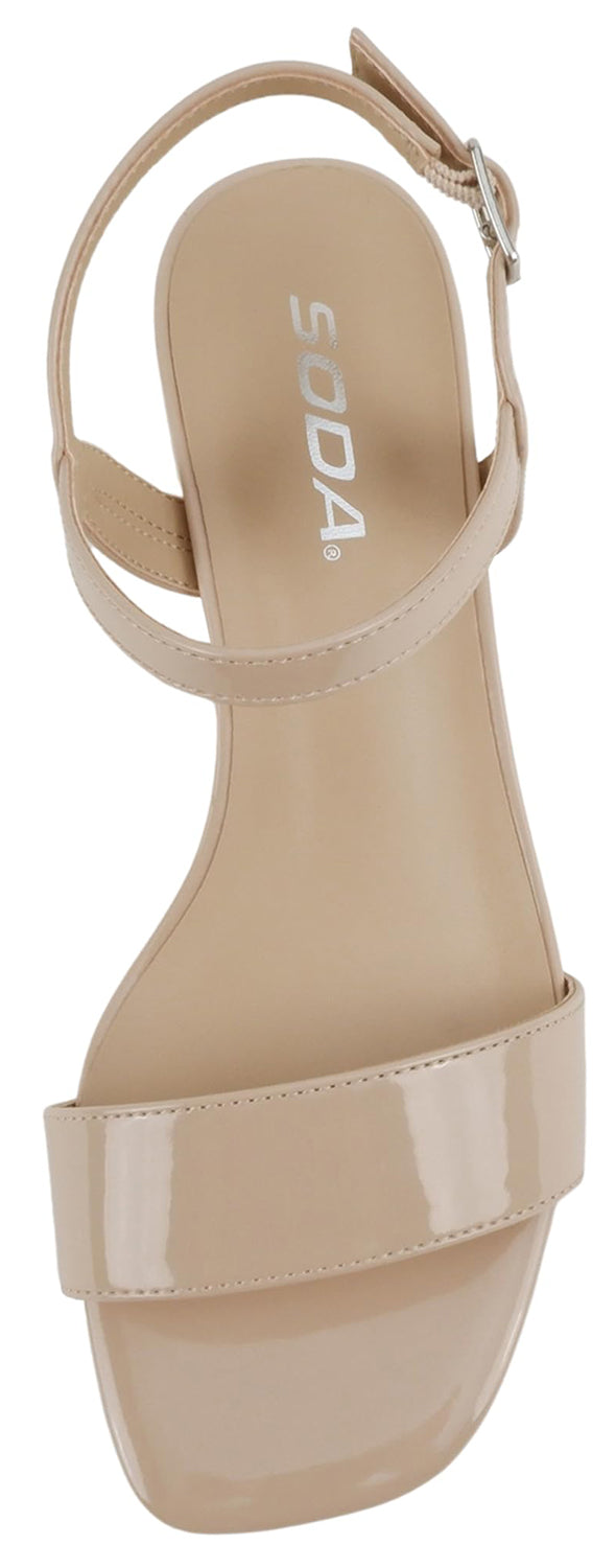 EPISODE-S Beige Patent Soda