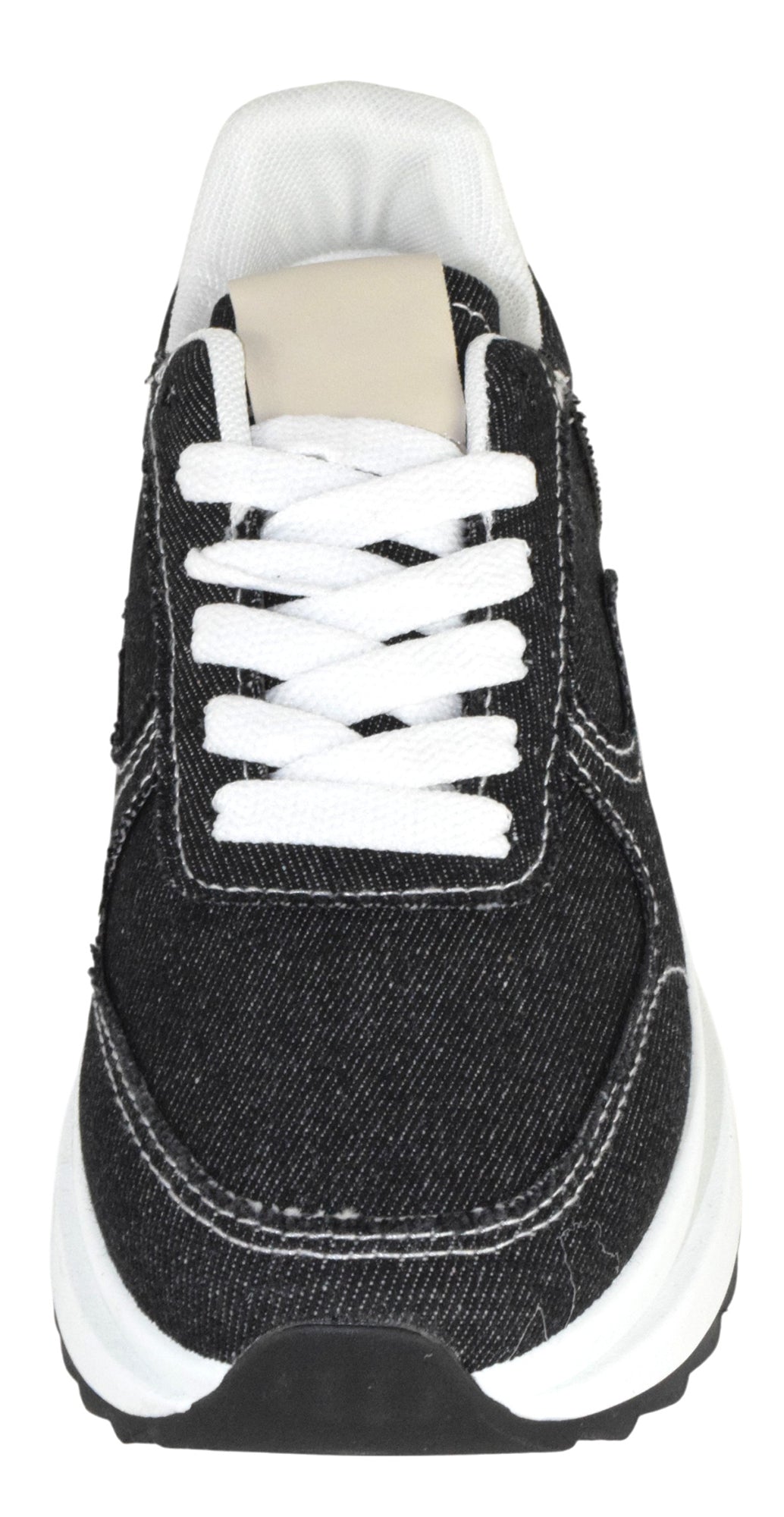 INU-1 Black Denim TOP MODA