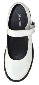 KINGSLEY-35 White TOP MODA