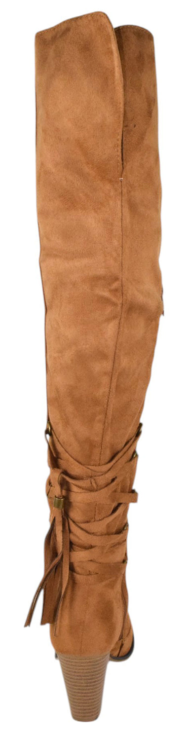 CAMILA-57 Tan Suede Forever