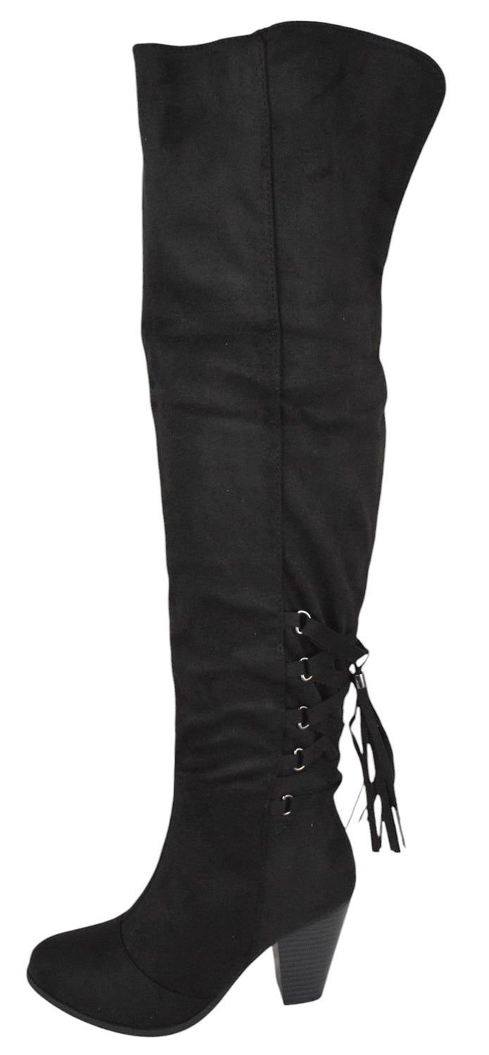 CAMILA-57 Black Suede Forever