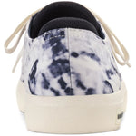 Sun Stone Men Sneakers Round Toe Platform Lace-Up Shoes KIVA Blue White TIE DY