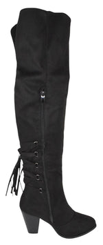 CAMILA-57 Black Suede Forever