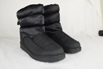 Soda Women Snow boots Waterproof Fur Lining Nylon Ankle Bootie Black SNOW size 9