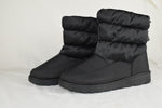 Soda Women Snow boots Waterproof Fur Lining Nylon Ankle Bootie Black SNOW size 9