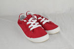 Soda Flat Women Shoes Linen Canvas Slip On comfy Sneakers Lace Up Red Size 10