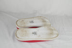 Soda Flat Women Shoes Linen Canvas Slip On comfy Sneakers Lace Up Red Size 10