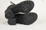 Soda Women High Heels Ankle Boots Combat Lug Sole Booties Black Used Size 6