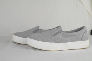 Soda Flat Women Slip-On Loafers Casual Sneakers Platform Gray CROFT Size 9