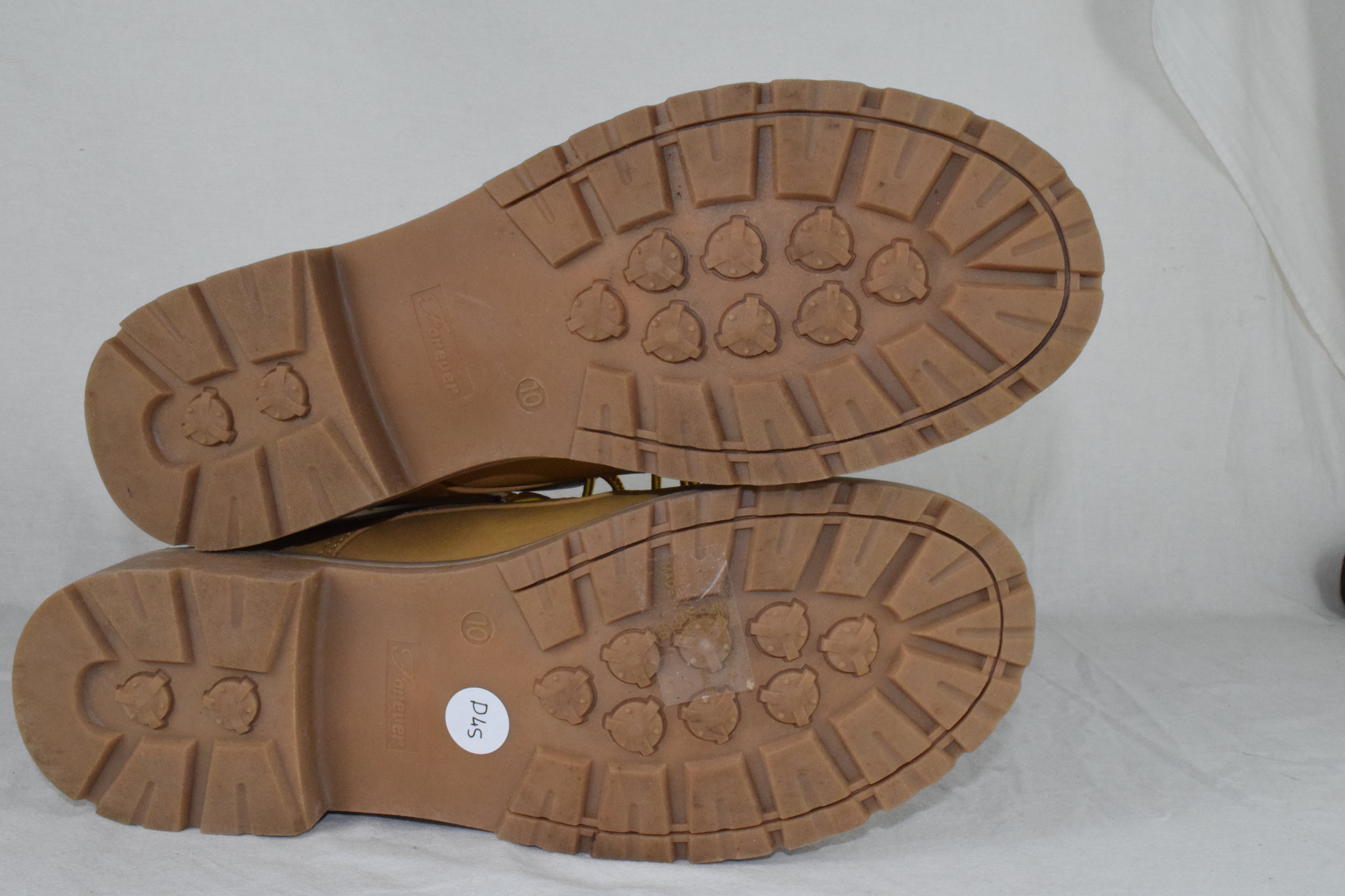 Forever Women Ankle Combat Boots Lace Up Work Style Booties BROADWAY Camel 10