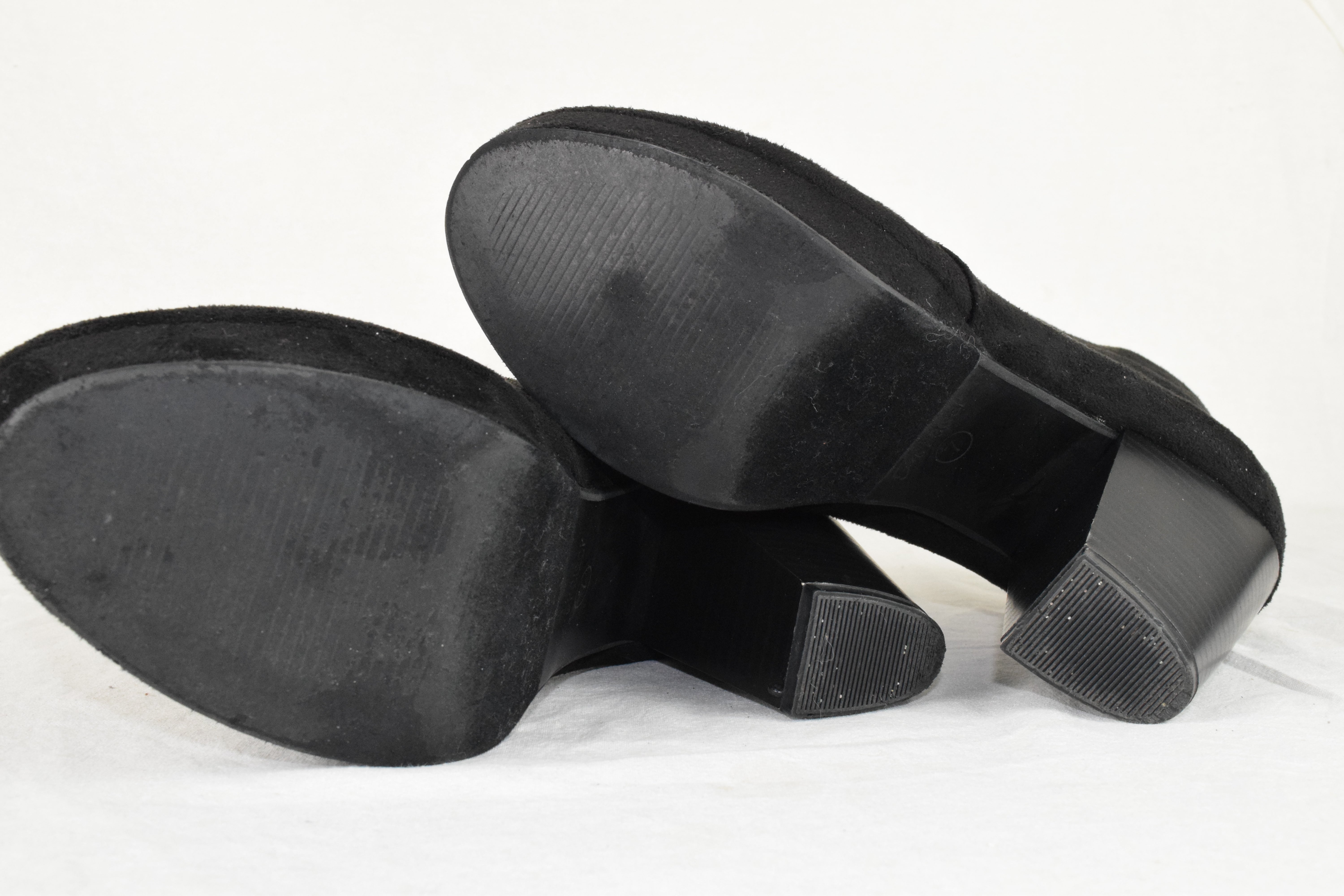 Forever Women High Heels Ankle Boots Platform Lace Up Booties Camille Black 7.5