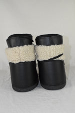 Top Moda Women Rain Snow Winter Waterproof boots Sherpa Fur Ankle Emmett Black 7