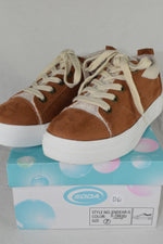 Soda Flat Women Shoes Lace Up Loafers Sneakers Fur Flatform Brown Tan ENDEAR 7