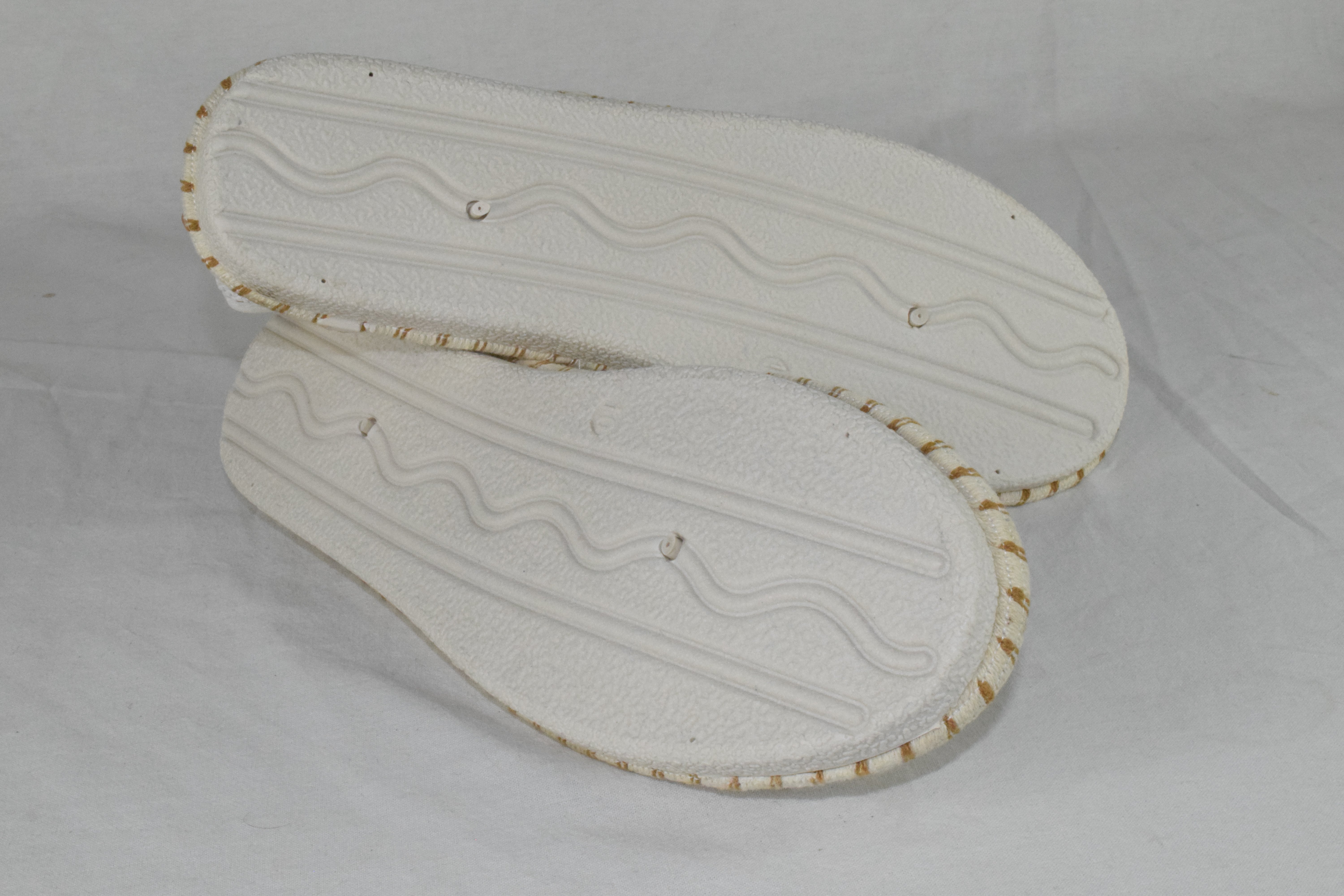 Flat Women Canvas Slip-On Loafers Espadrilles Jute Breathable PLEDGE-16 White 10