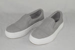 Soda Flat Women Shoes Slip On Loafers Casual Sneakers Platform Gray CROFT Size 6