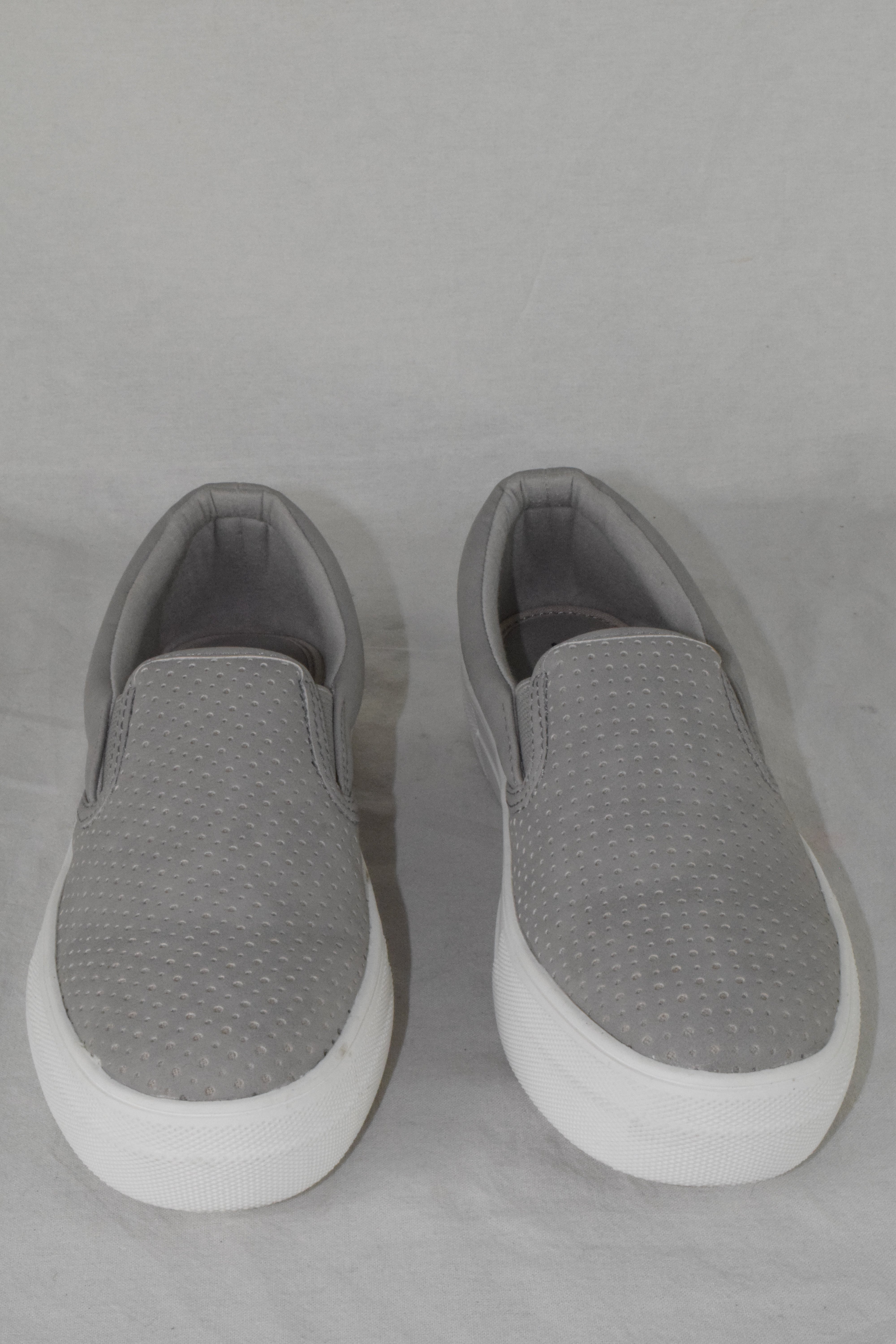Soda Flat Women Shoes Slip On Loafers Casual Sneakers Platform Gray CROFT Size 6