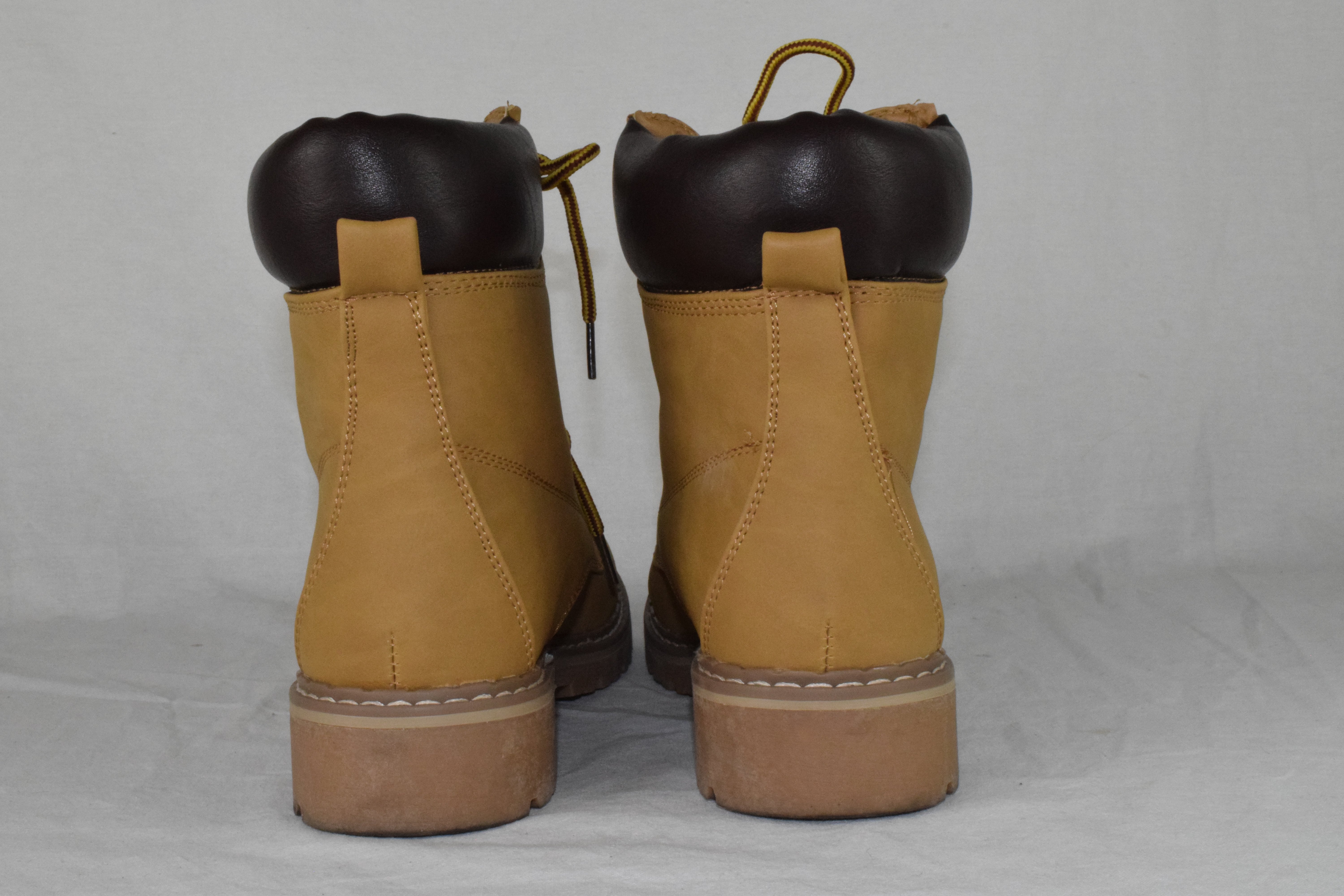 Forever Women Ankle Army Combat Boots Lace Up Work Booties BROADWAY Camel Size 7