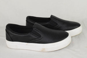 Soda Flat Women Shoe Slip On Loafers Casual Sneakers Platform Black CROFT Size 7