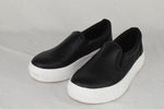 Soda Flat Women Shoe Slip On Loafers Casual Sneakers Platform Black CROFT Size 6