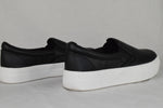 Soda Flat Women Shoe Slip On Loafers Casual Sneakers Platform Black CROFT Size 6