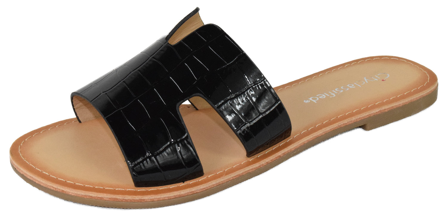 feudale Isolere sladre SALVIA-S Black Croco CityClassified – Dashing Shoes Inc